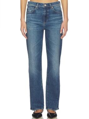 AG Brinley Mid Rise Straight Leg Jeans in Hotel California Dark Wash - Size 27